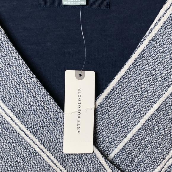 Anthropologie Maeve Wrapped Stripe Column Dress  size S - Picture 6 of 9